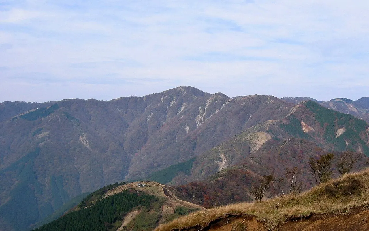 三ノ塔から見た塔ノ岳