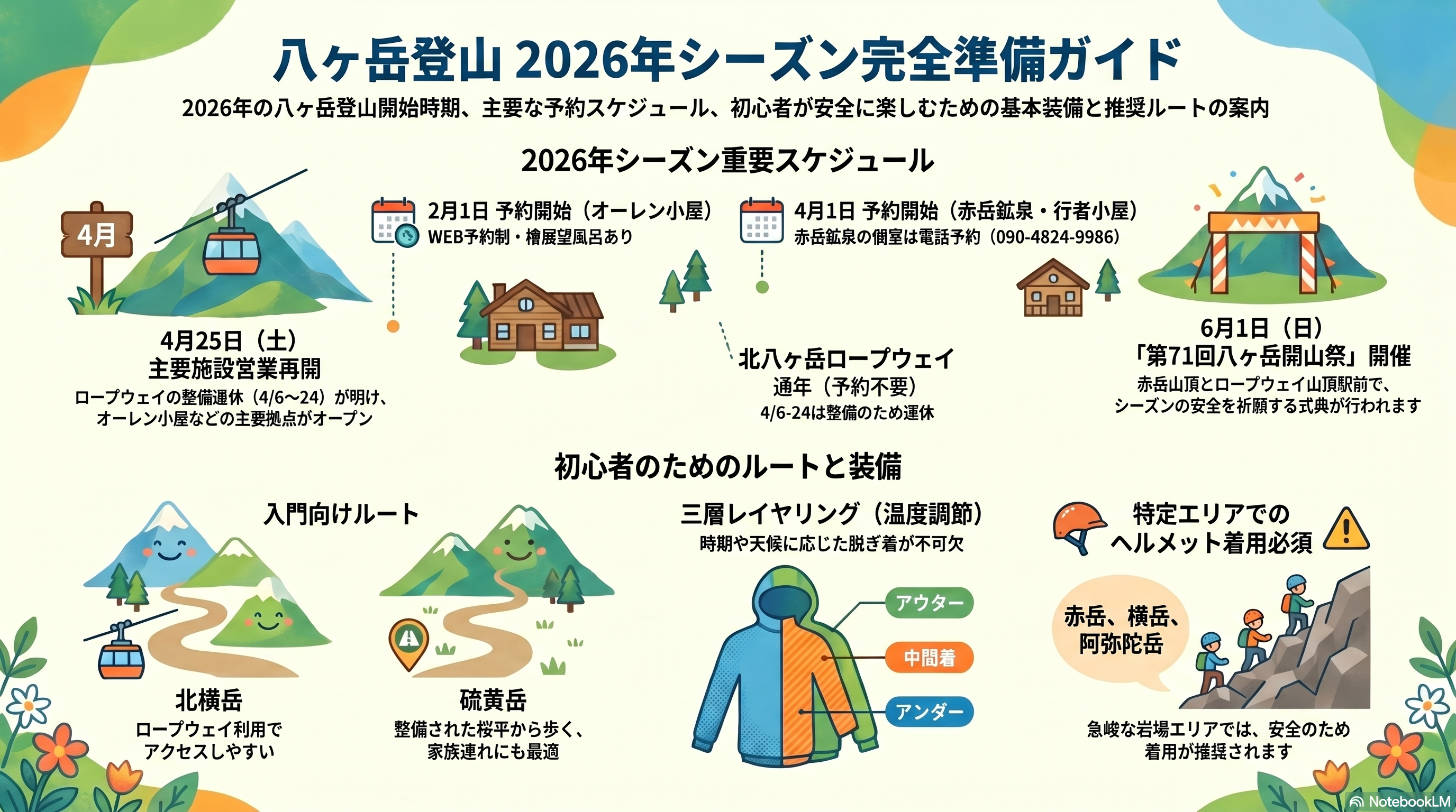 八ヶ岳 2026年シーズン完全準備ガイド